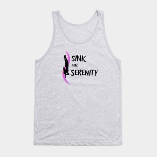 Sink into Serenity | Freediving | Freediver | Ocean lover | Diver | Apnea Tank Top